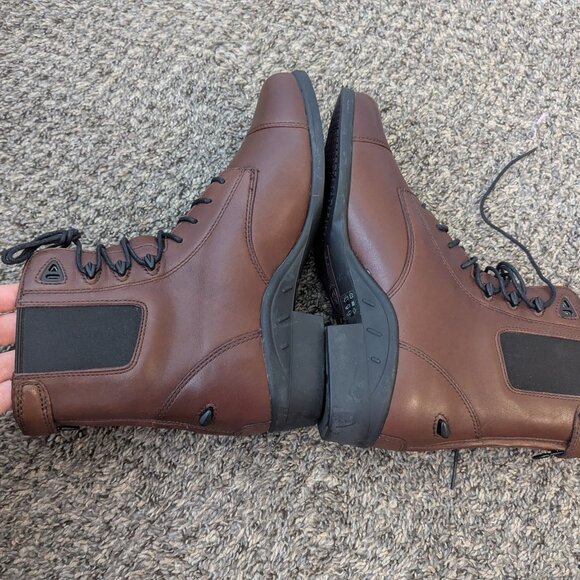 Ariat Brown Paddock Leather Riding Boots Performer III Size 9.5B NWT - Picture 7 of 12